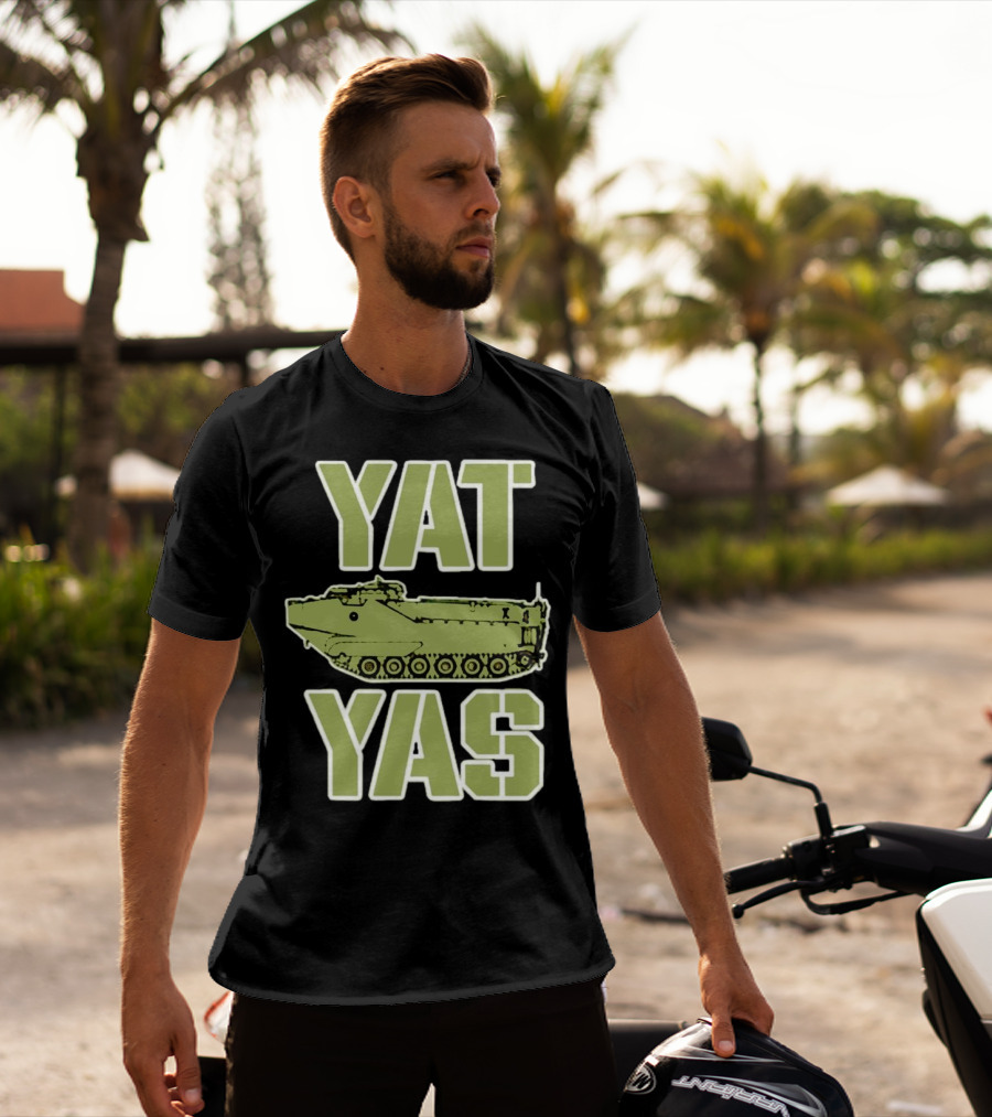 YAT YAS Amphibious Assault Vehicle Text T-Shirt