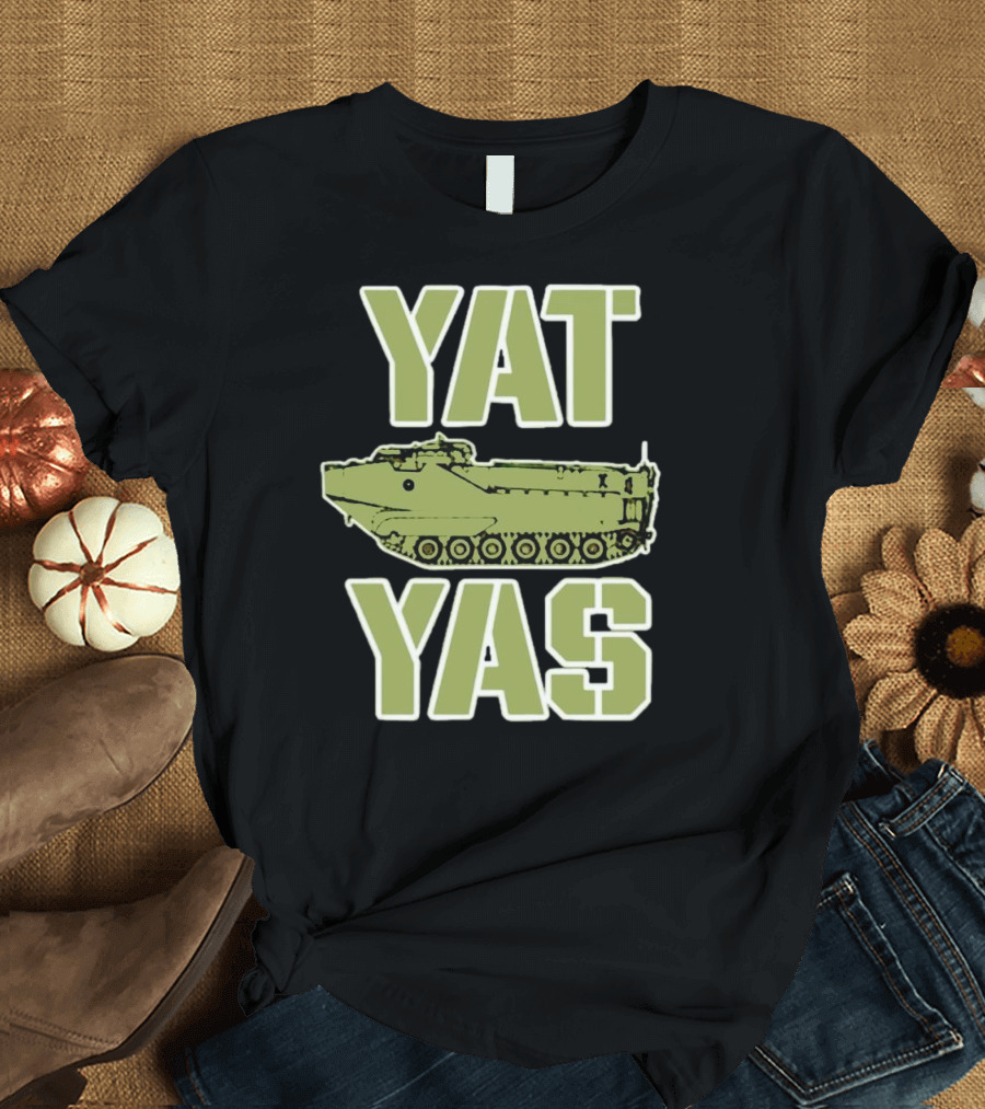 YAT YAS Amphibious Assault Vehicle Text T-Shirt