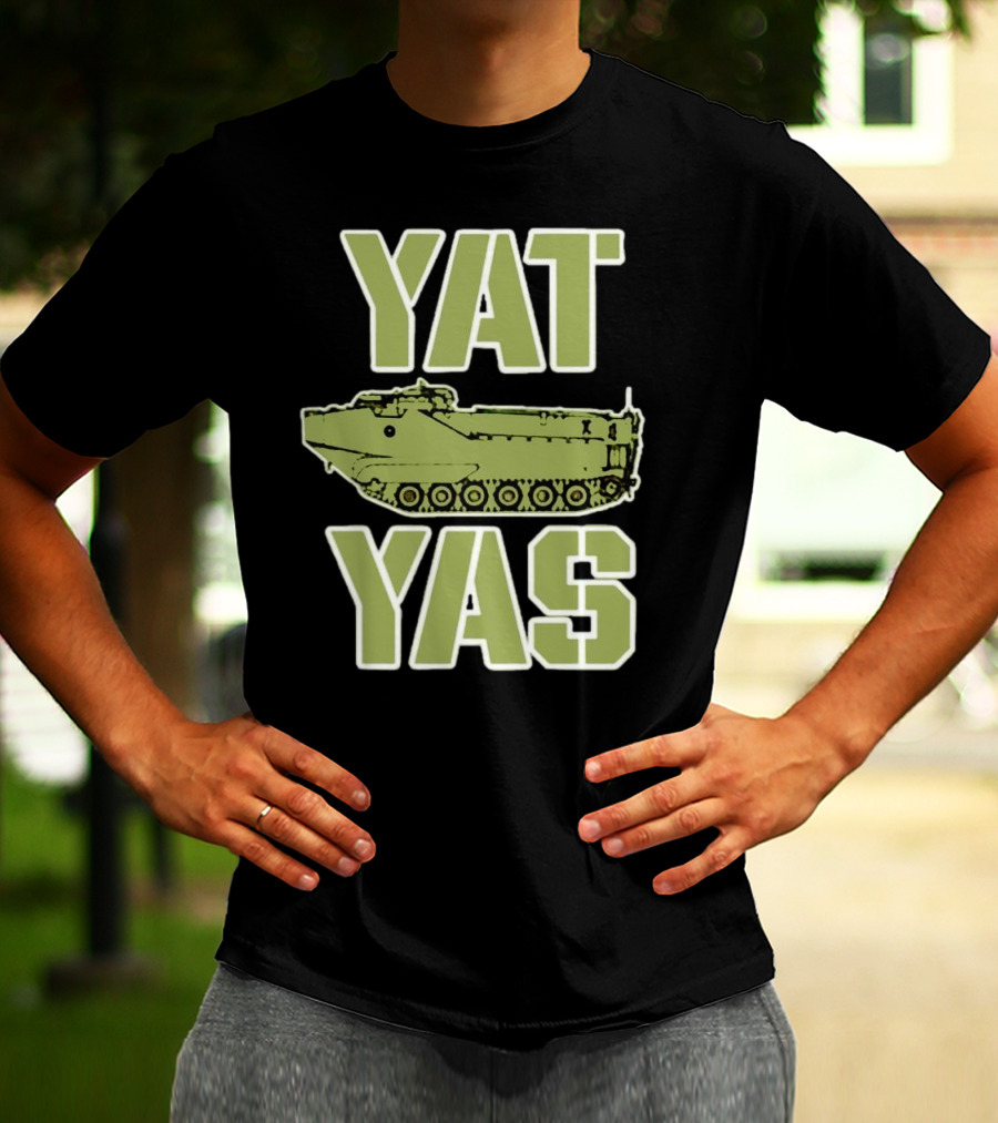 YAT YAS Amphibious Assault Vehicle Text T-Shirt