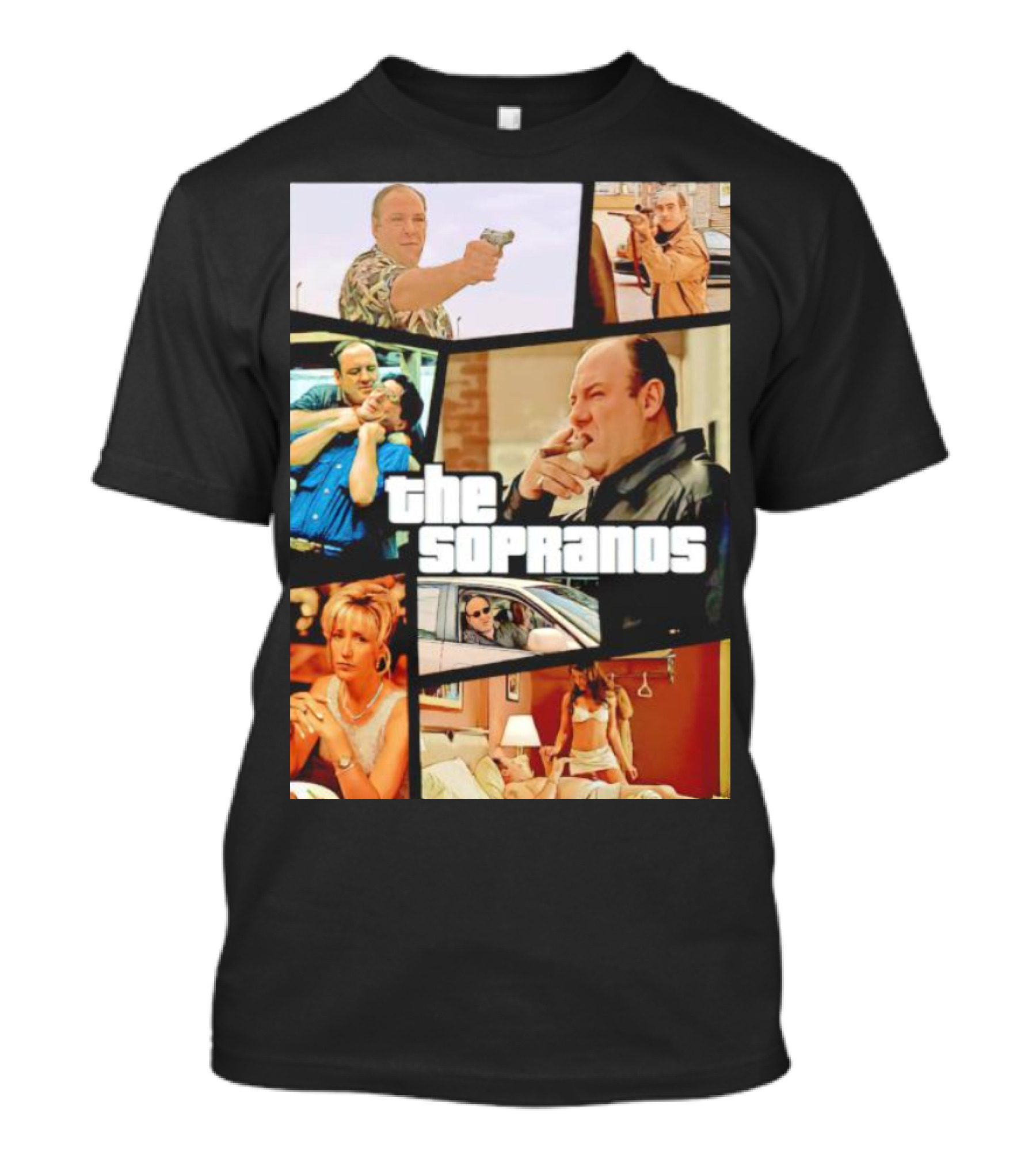The Sopranos Crime Drama Montage T-Shirt
