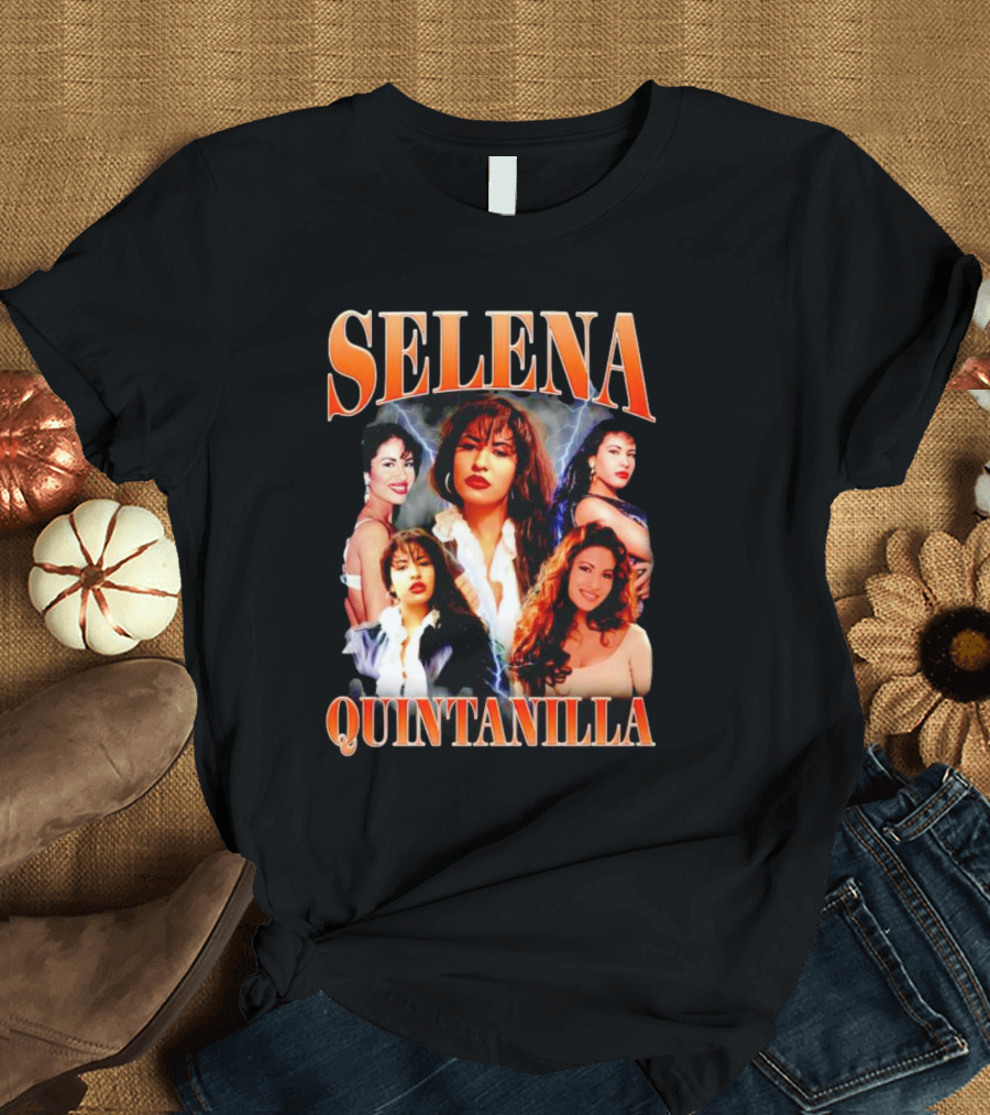 Selena Quintanilla Vintage Iconic Collage T-Shirt