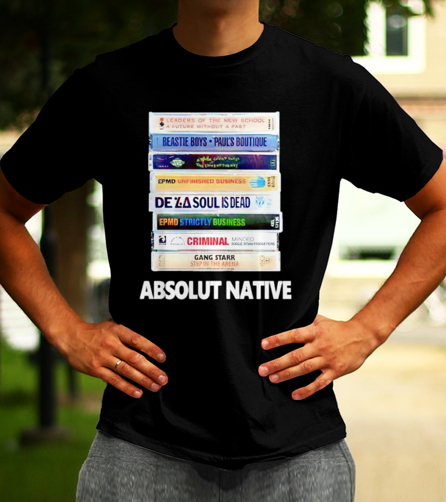Leaders Of The New School Beastie Boys De La Soul Gang Starr Absolut Native T-Shirt