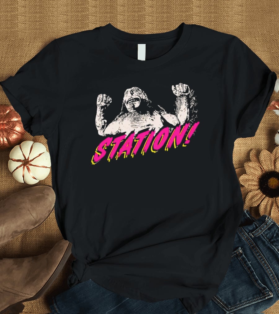 Station Bill And Ted's Bogus Journey Retro Monster T-Shirt