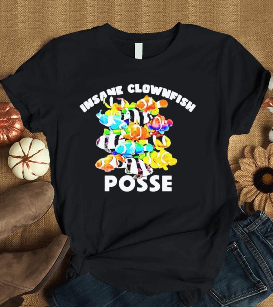 Insane Clownfish Posse Colorful Group T-Shirt