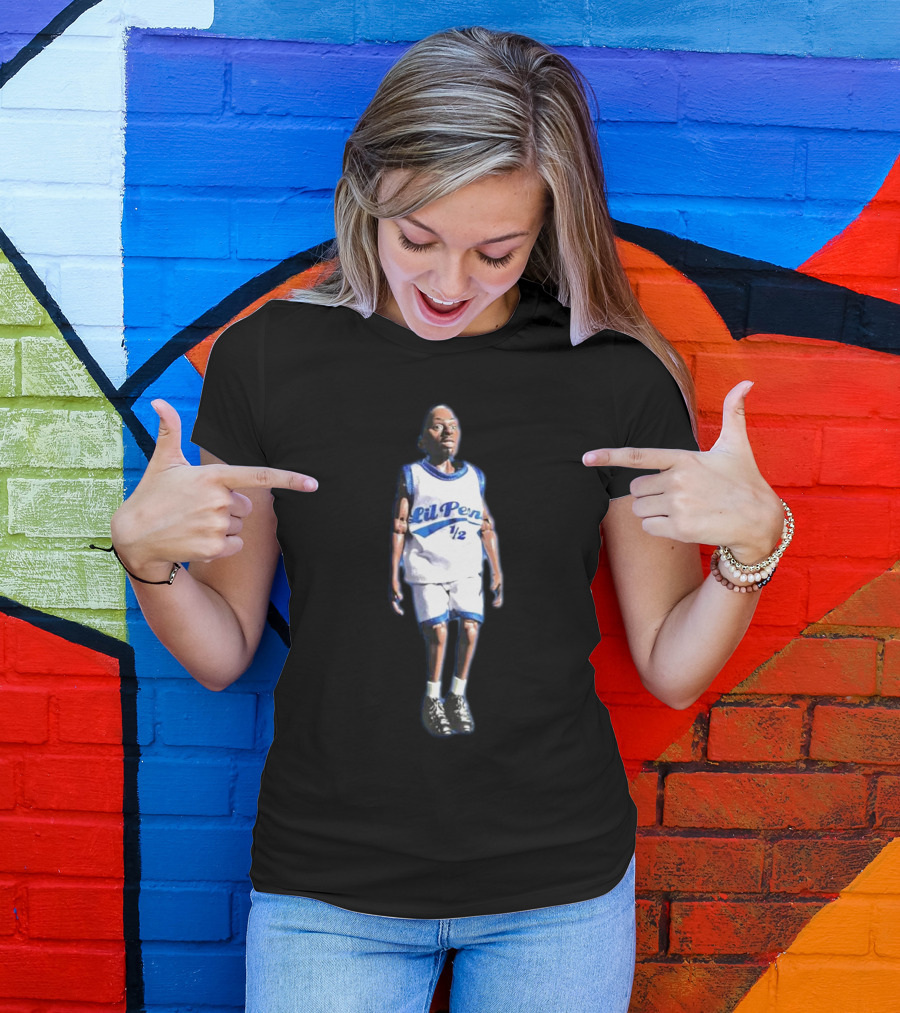 Lil’ Penny 1/2 Basketball Figurine T-Shirt
