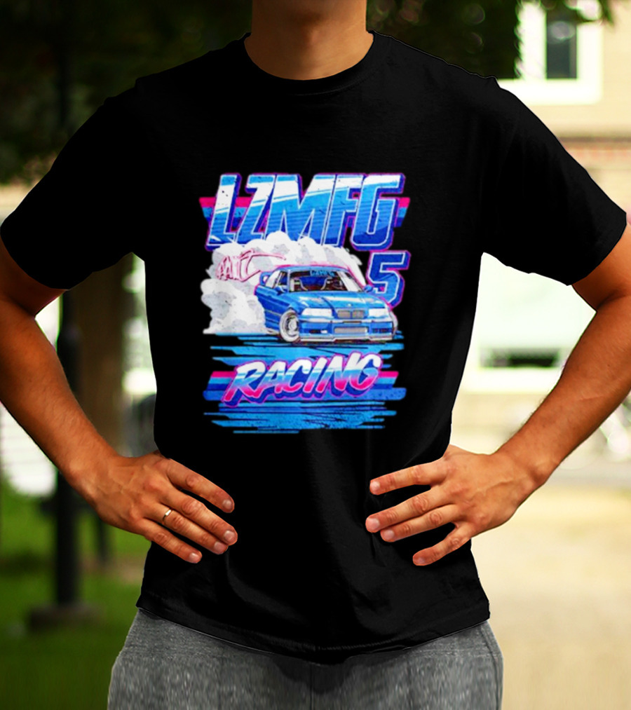 LZMFG R34 Racing 5 Car Drift T-Shirt