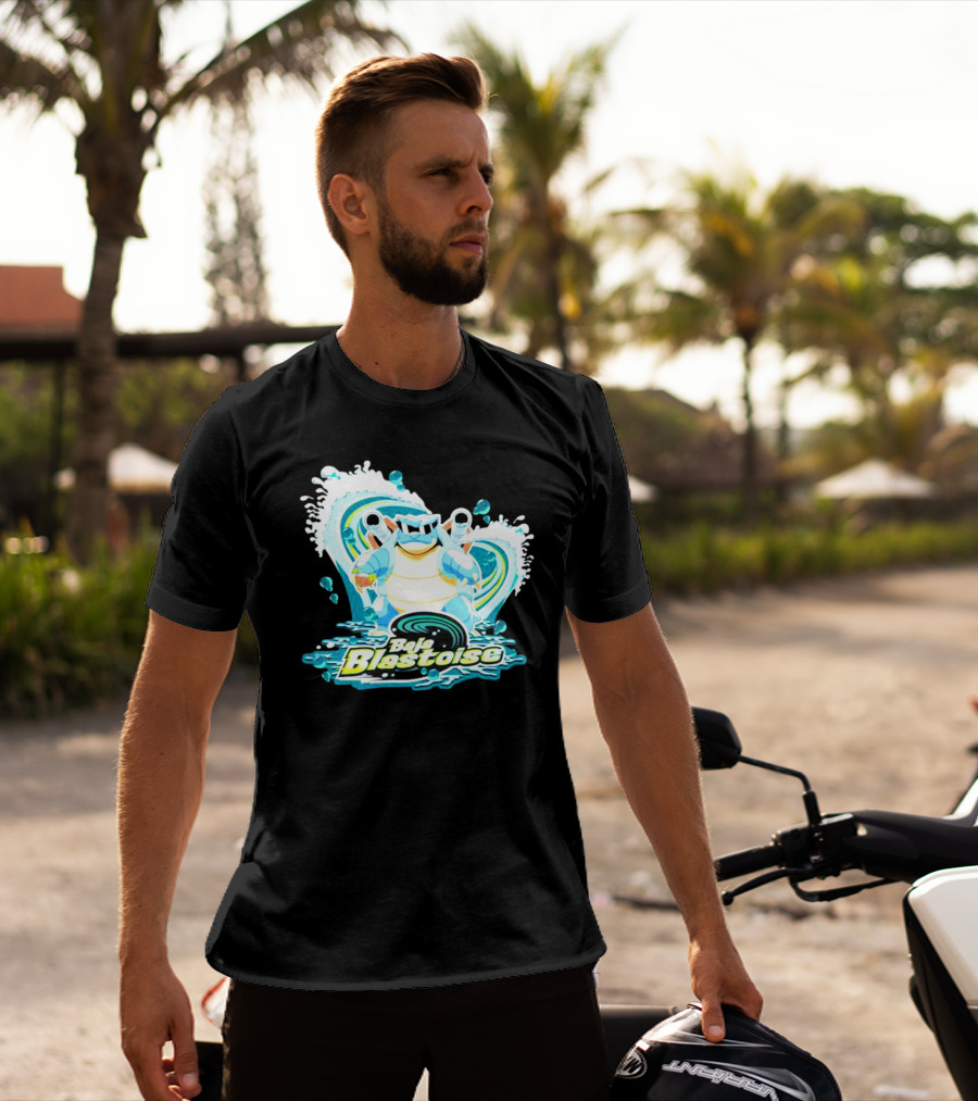 Baja Blastoise Splashing Surf Adventure T-Shirt