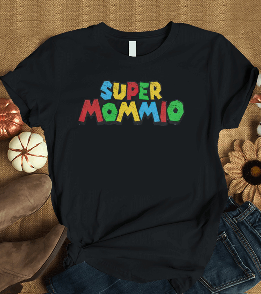 Super Mommio Colorful Gaming T-Shirt