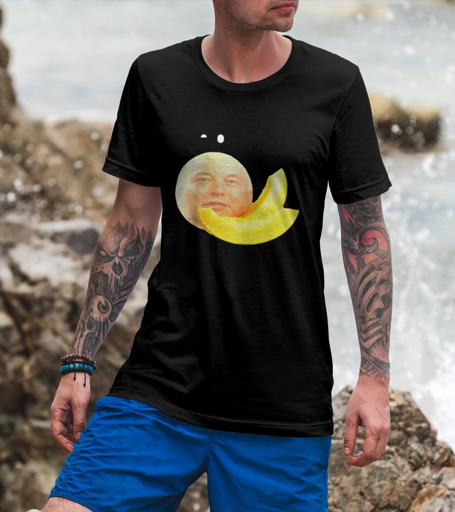 Melon Musk Canary Musk Face With Melon Slice T-Shirt
