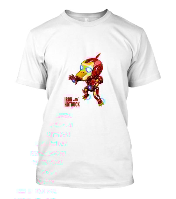 Iron Hotduck Character Robot Duck Suit T-Shirt