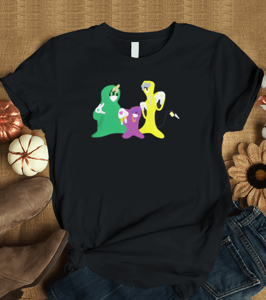Shadow Wizard Money Gang Colorful Ghosts With Microphones And Spells T-Shirt