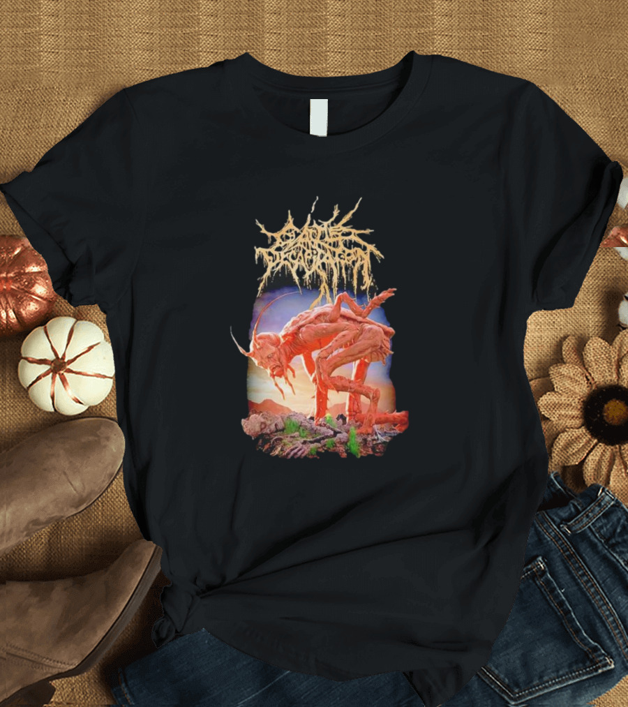 Cattle Decapitation Terrasite Alien Insect Creature Surreal Landscape T-Shirt