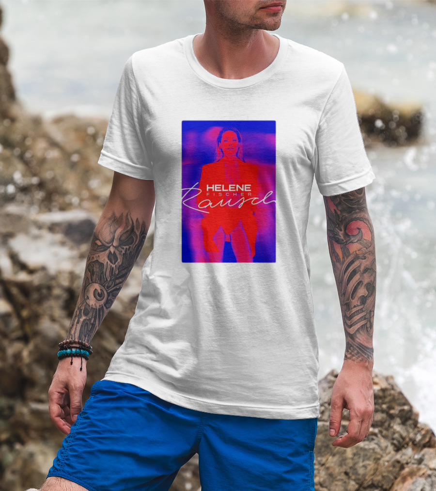 Helene Fischer Rausch Neon Style Bold Visuals T-Shirt