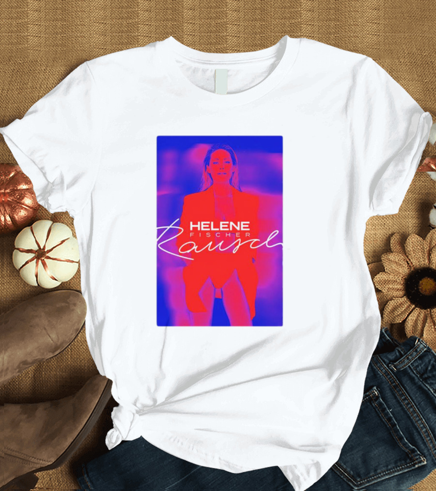 Helene Fischer Rausch Neon Style Bold Visuals T-Shirt