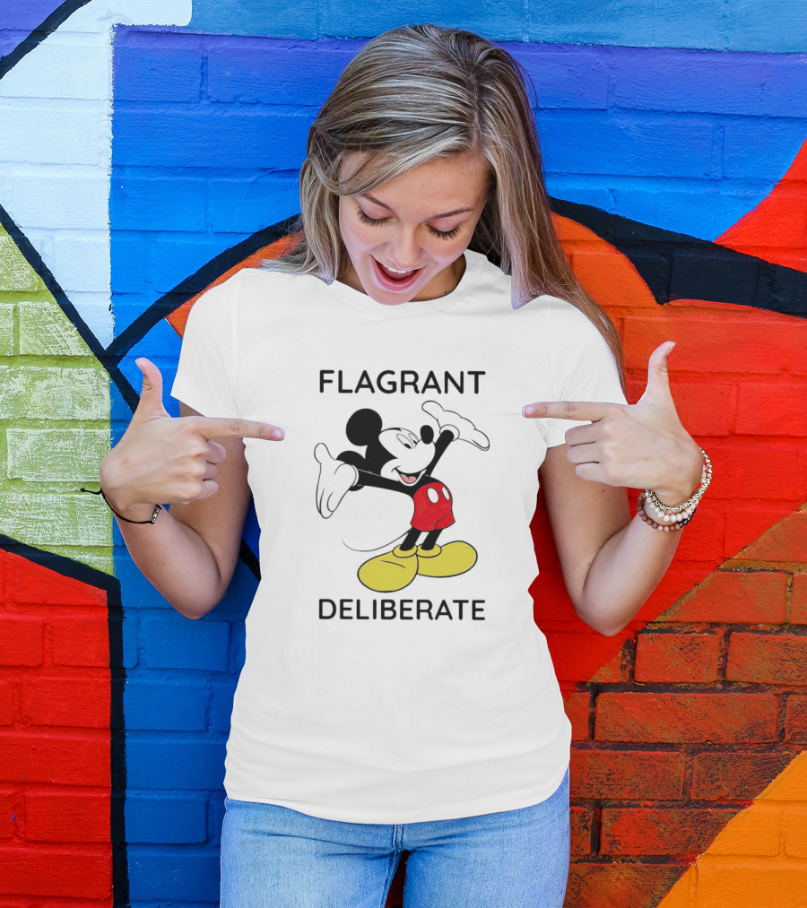 Flagrant Deliberate Mickey Mouse T-Shirt