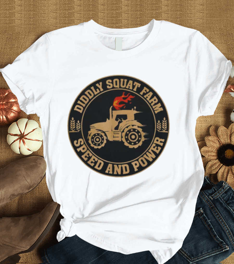 Diddly Squat Farm Tractor Speed And Power T-Shirt