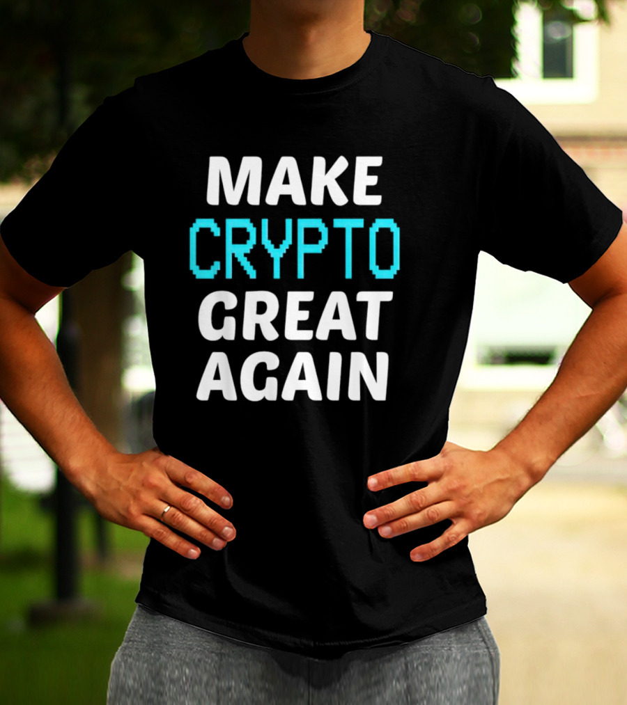 MAKE CRYPTO GREAT AGAIN Retro Pixel T-Shirt