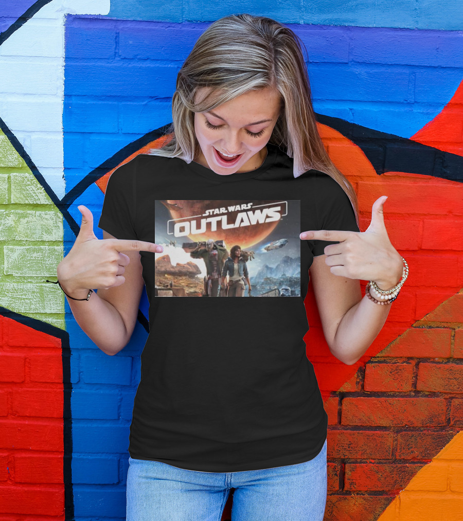 Star Wars Outlaws Adventure In A Galaxy Far Far Away T-Shirt