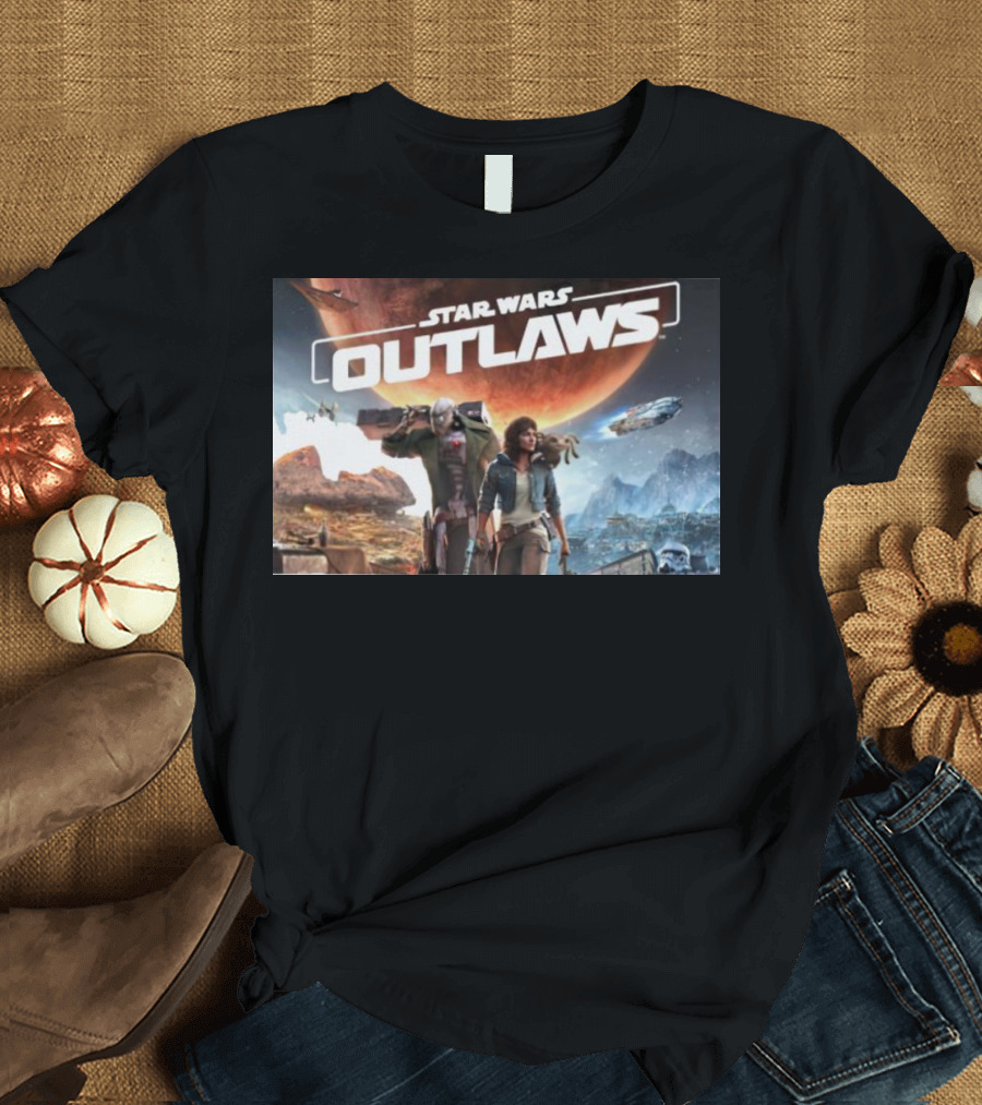 Star Wars Outlaws Adventure In A Galaxy Far Far Away T-Shirt