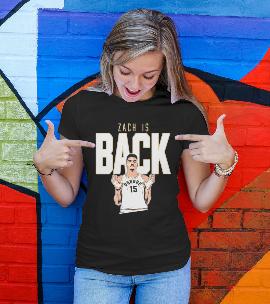 Zach Edey Purdue 15 Zach Is Back T-Shirt