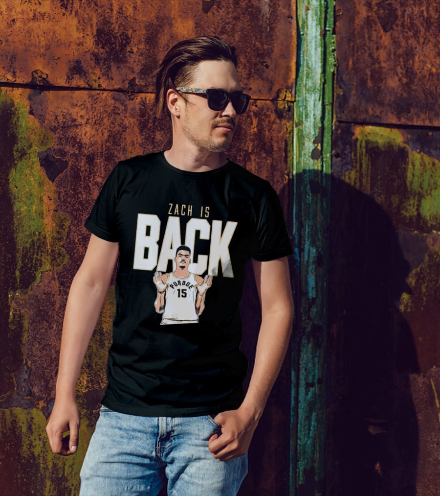 Zach Edey Purdue 15 Zach Is Back T-Shirt