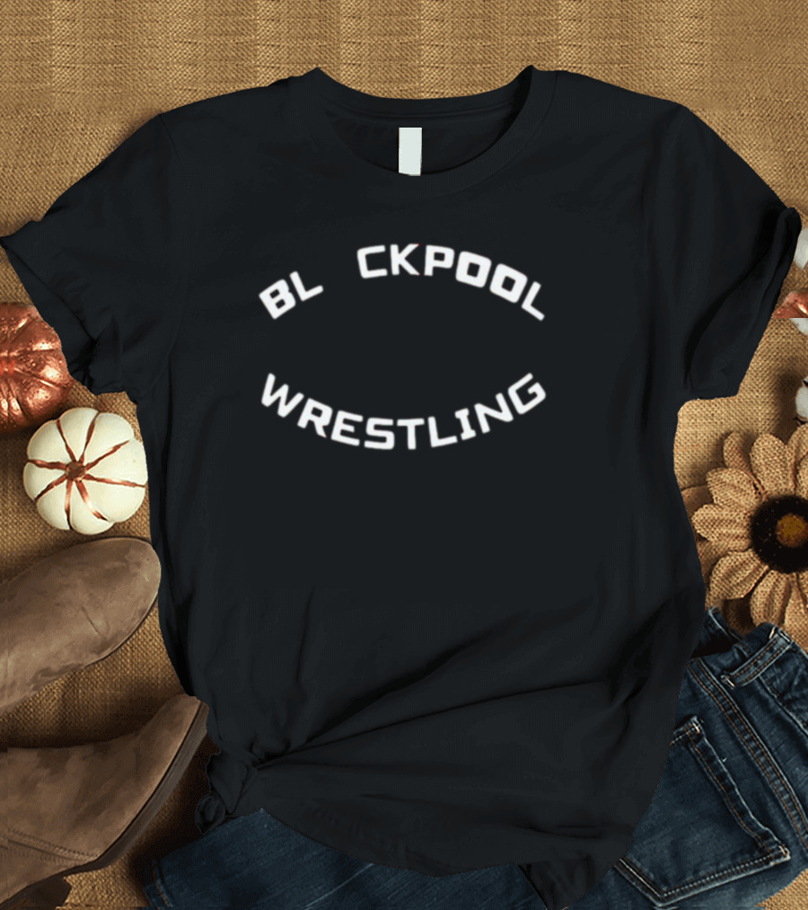 BL CKPOOL Wrestling T-Shirt