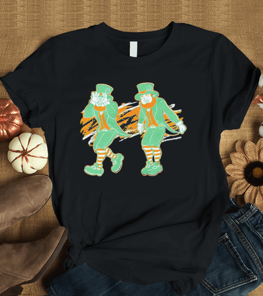 Leprechaun Griddy Dance Football T-Shirt
