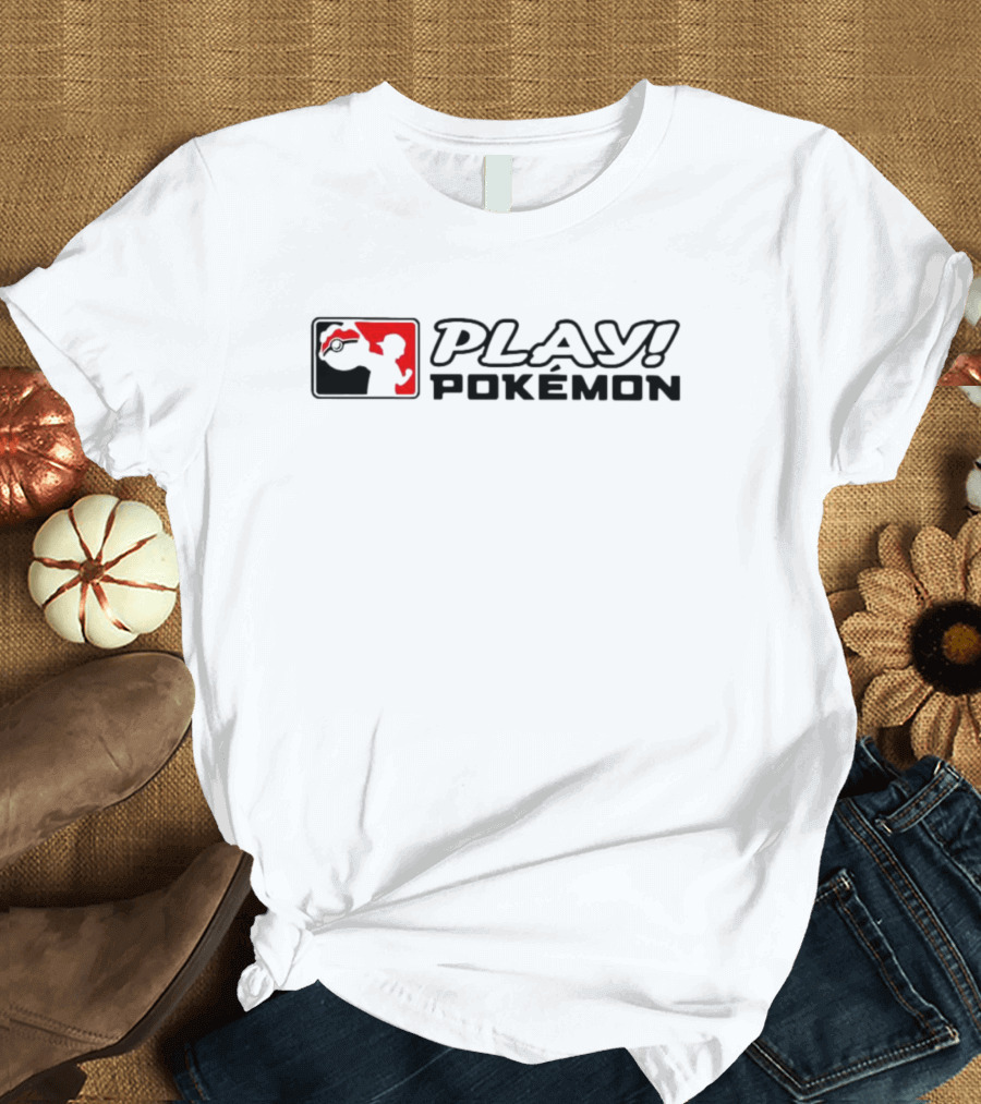 PLAY POKÉMON Silhouette Logo With Poké Ball T-Shirt
