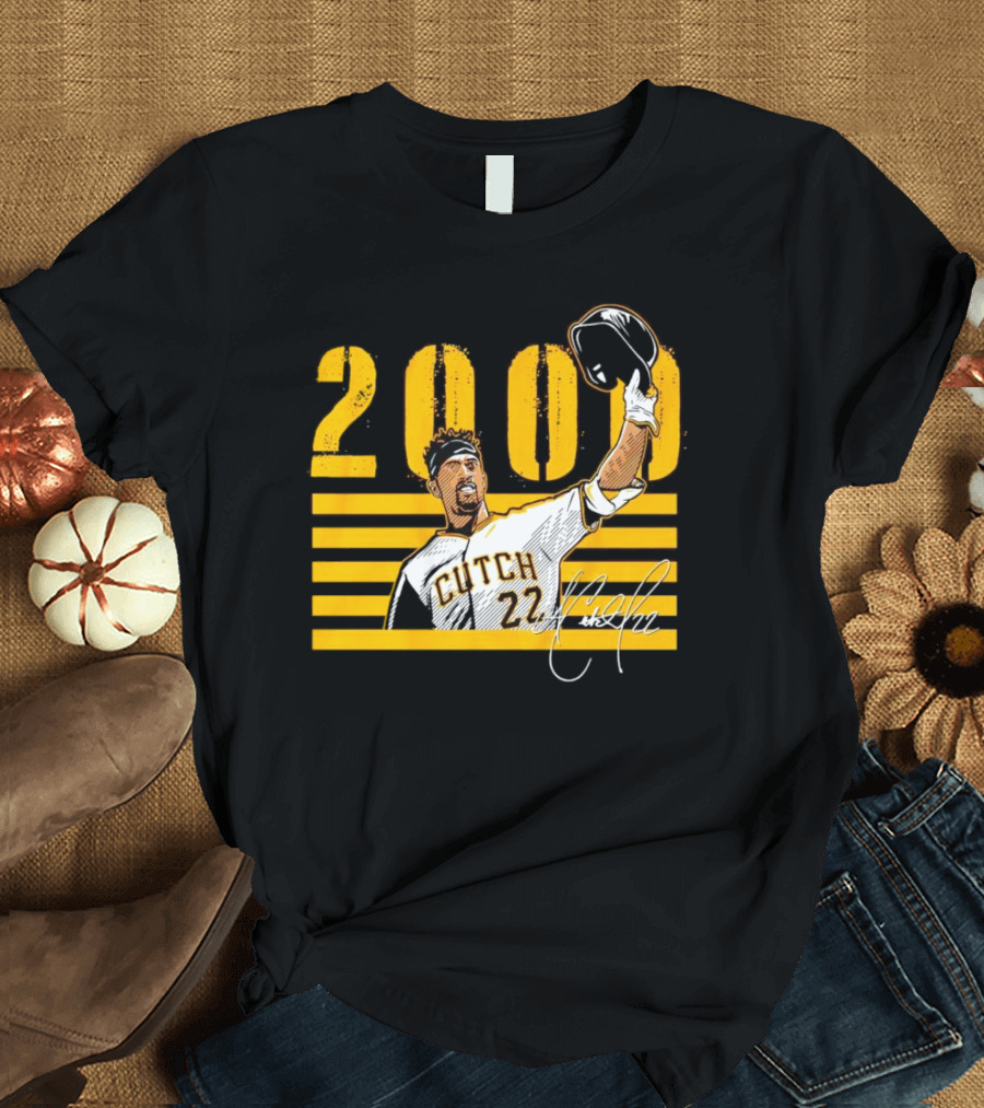 Andrew McCutchen Cutch 22 2000 Milestone T-Shirt