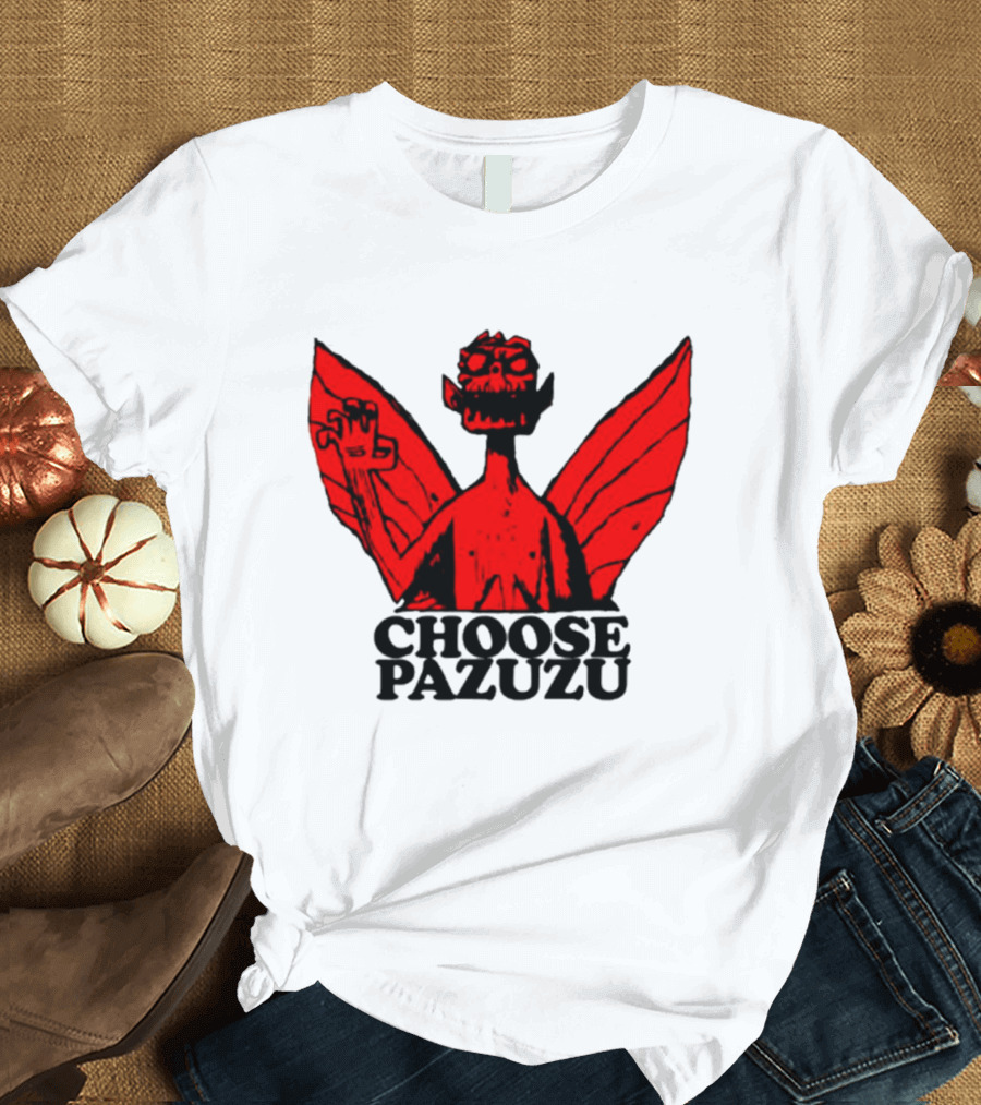 Choose Pazuzu Gorillaz Demon Wings T-Shirt