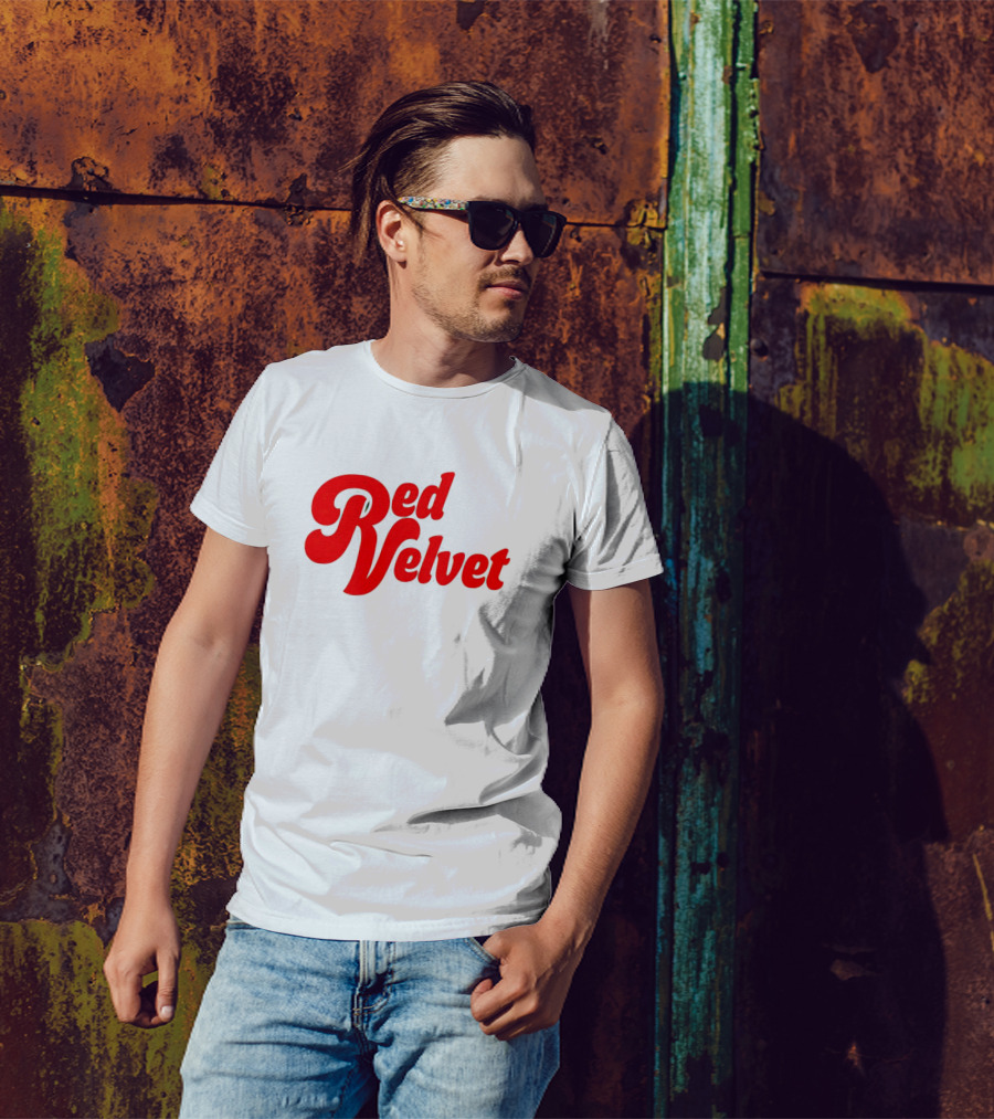 Kevin Huerter Red Velvet Bold Retro Script T-Shirt