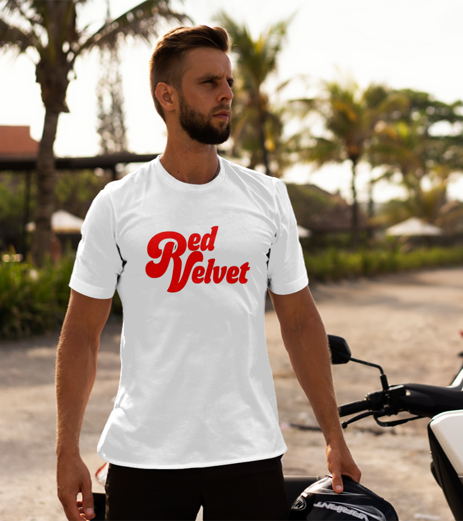 Kevin Huerter Red Velvet Bold Retro Script T-Shirt