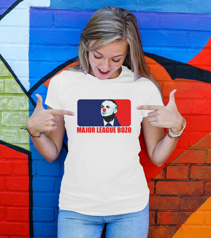 Major League Bozo Red Nose Clown T-Shirt