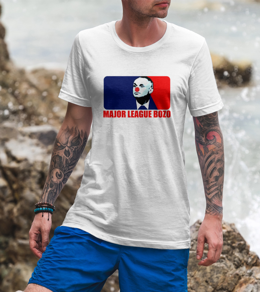 Major League Bozo Red Nose Clown T-Shirt