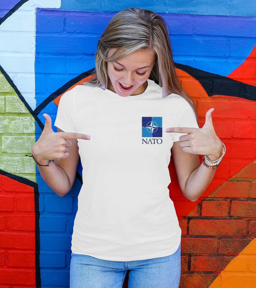 NATO Flag Emblem Logo T-Shirt