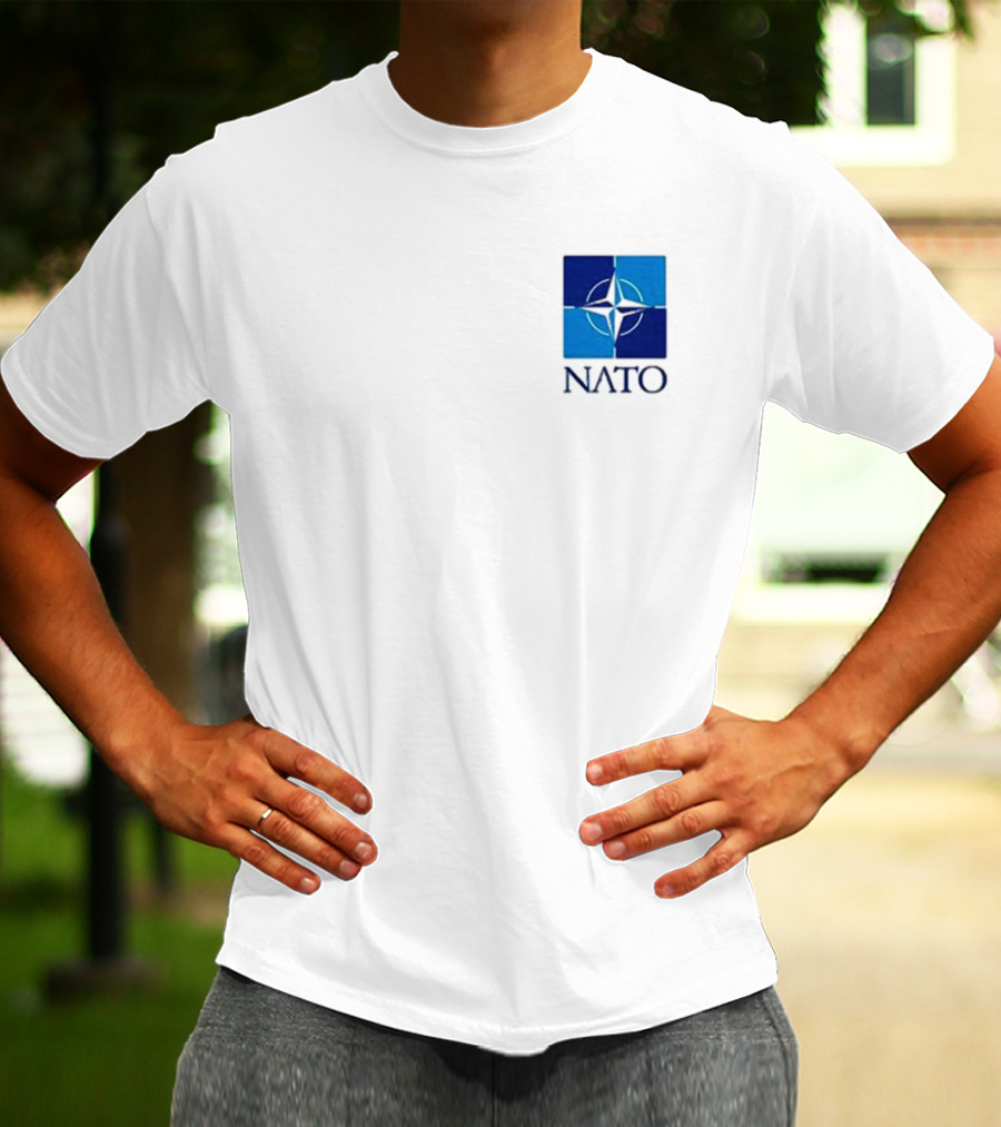 NATO Flag Emblem Logo T-Shirt