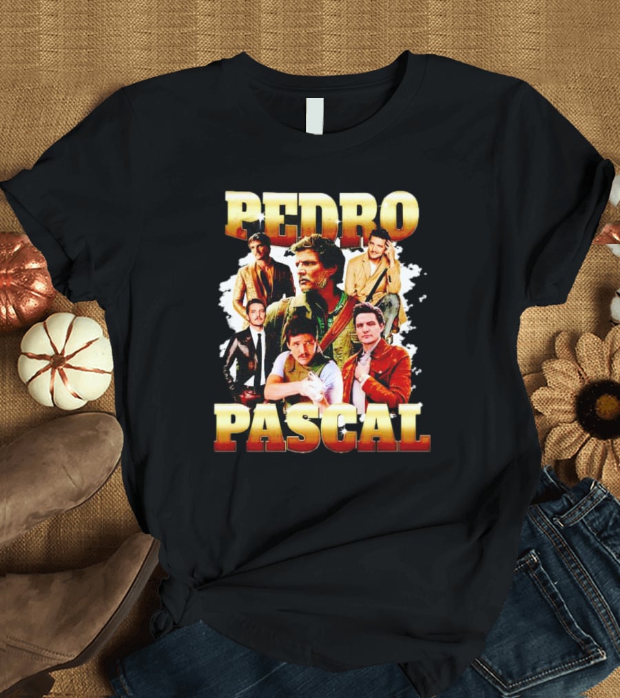 Pedro Pascal Picture Collage T-Shirt