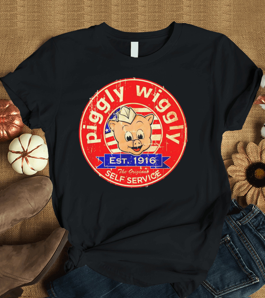 Piggly Wiggly Est 1916 The Original Self Service T-Shirt