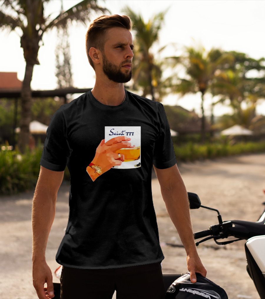 Saint 777 Whiskey Hand Watch T-Shirt