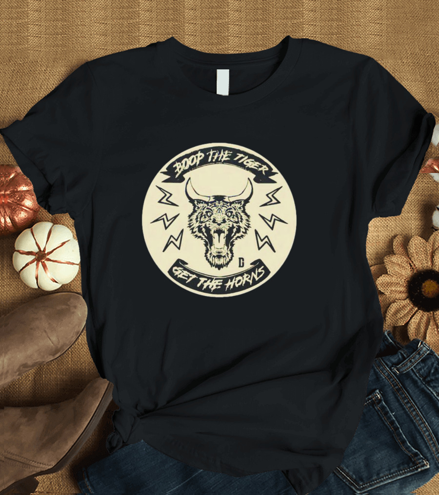 Boop The Tiger Get The Horns Aggressive Feline T-Shirt