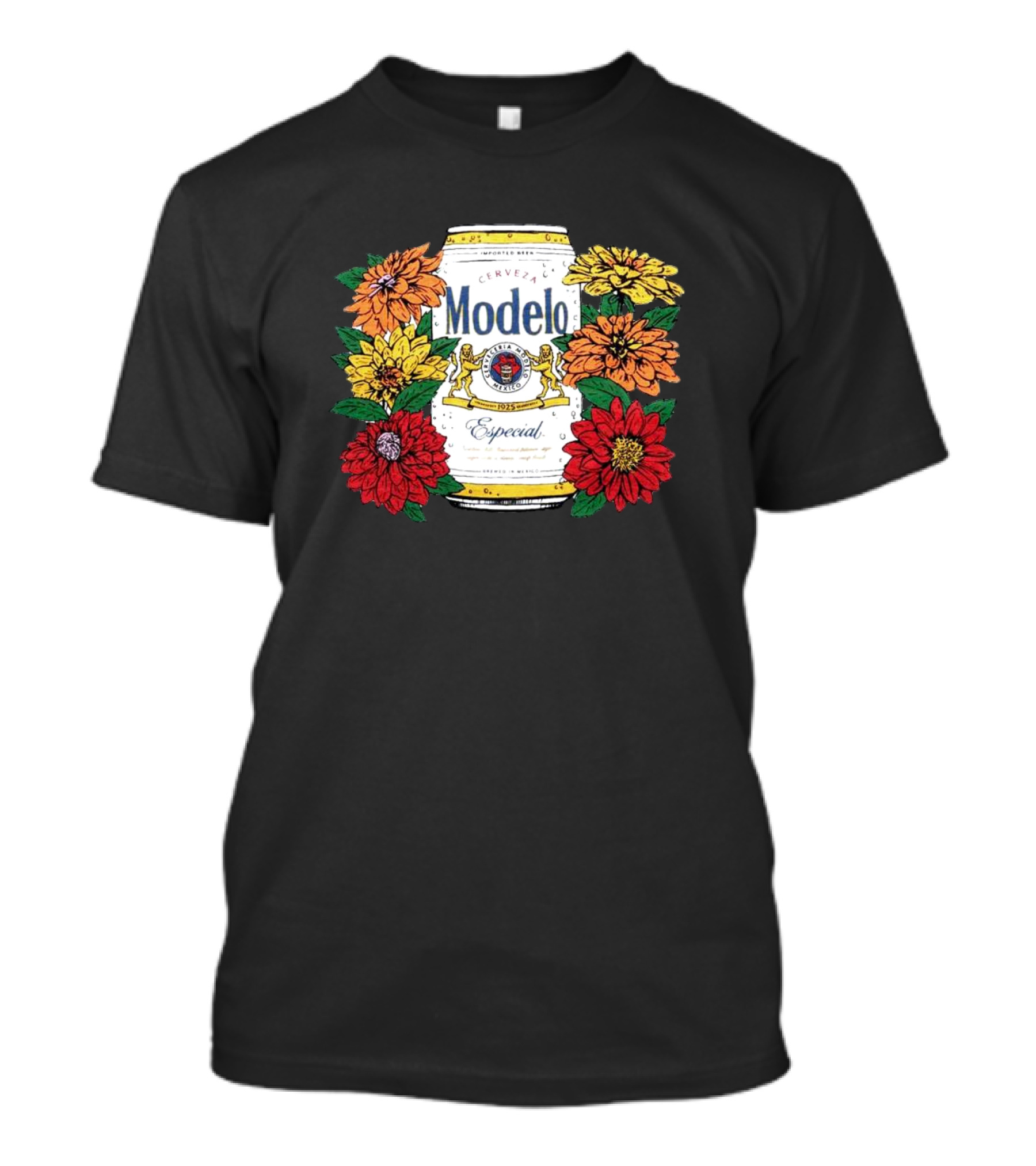 Cerveza Modelo Especial Floral Can T-Shirt