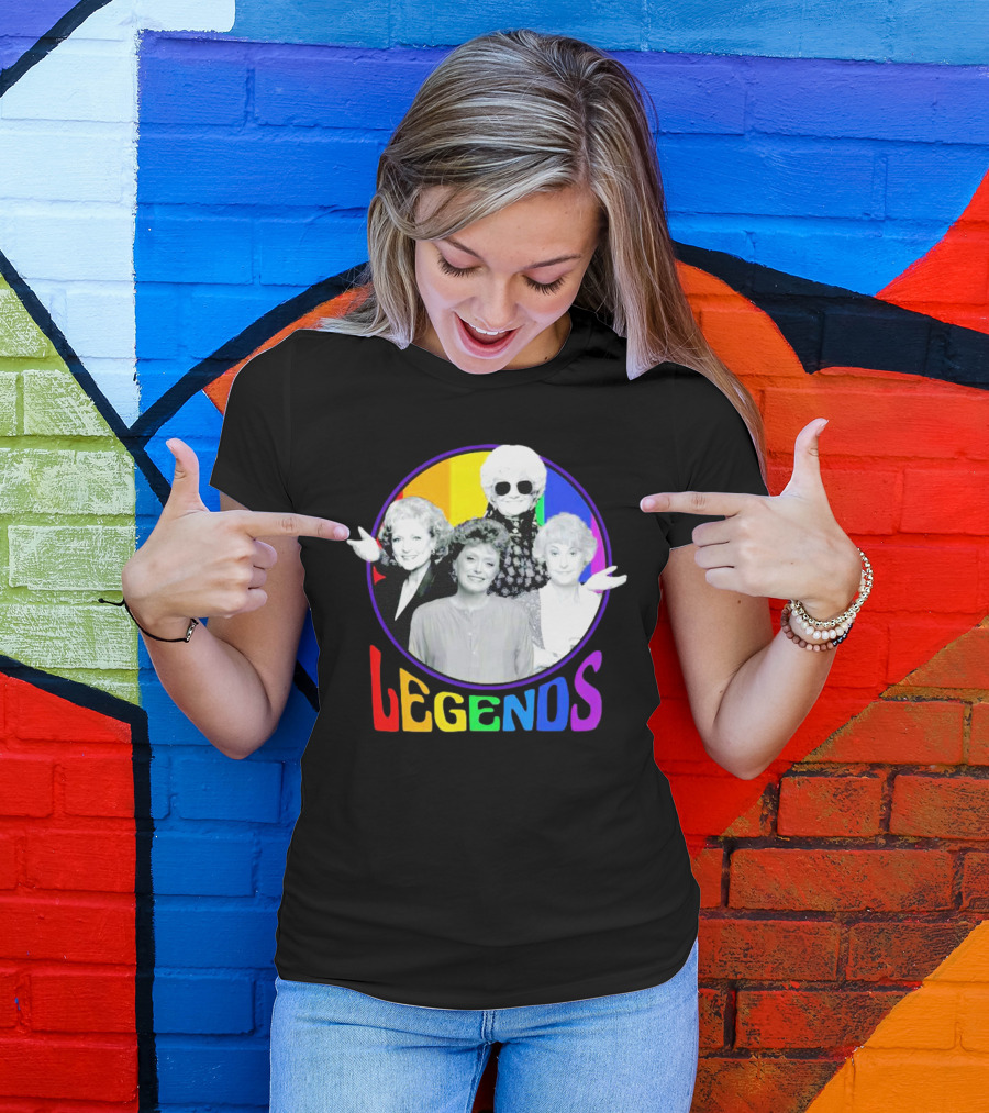 Golden Girls Legends Rainbow Pride T-Shirt