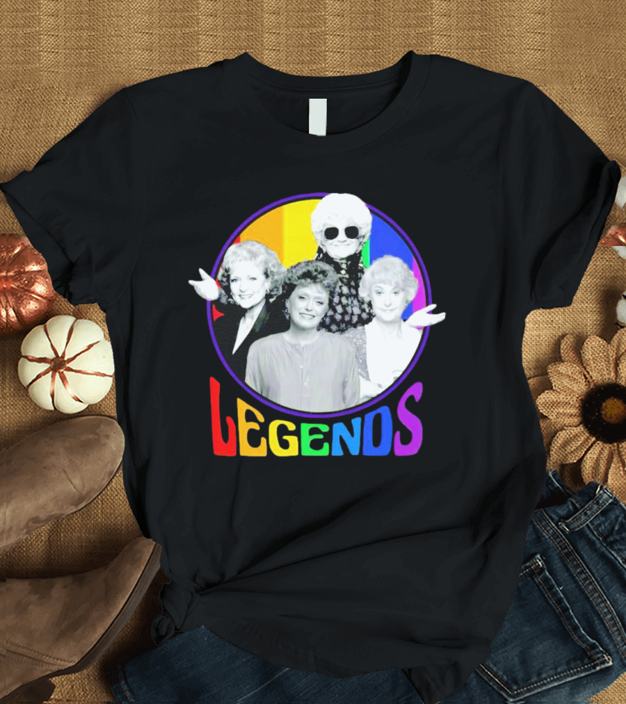 Golden Girls Legends Rainbow Pride T-Shirt