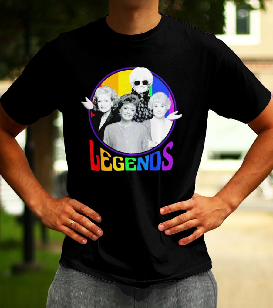 Golden Girls Legends Rainbow Pride T-Shirt