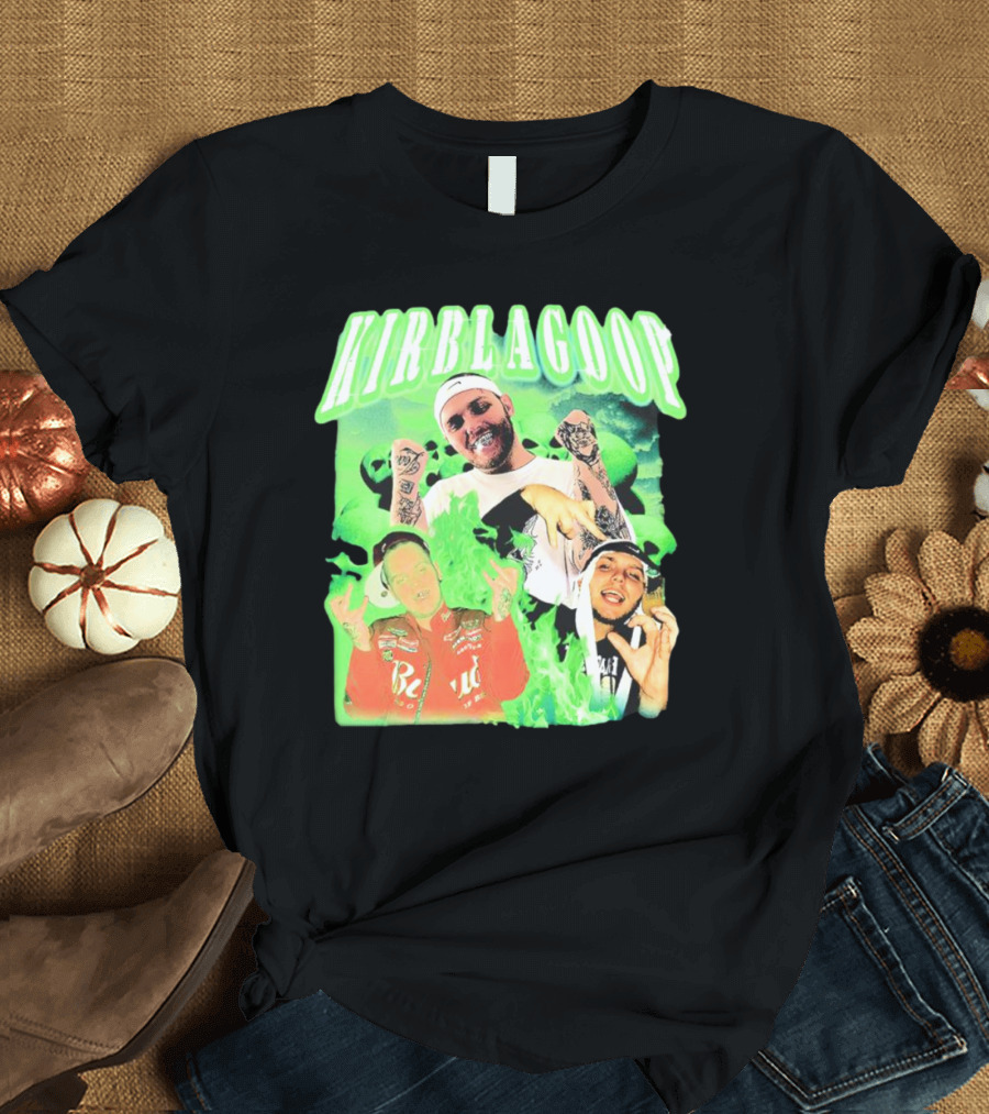 Kirblagoop Vintage Graphic With Tattoos And Racing Jacket T-Shirt