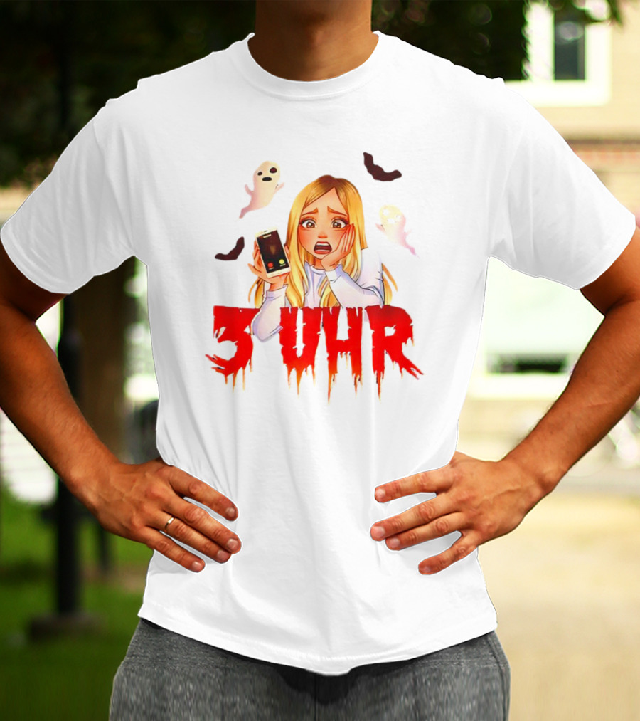 Rebekah Wing 3 Uhr Scary Ghost Reaction T-Shirt