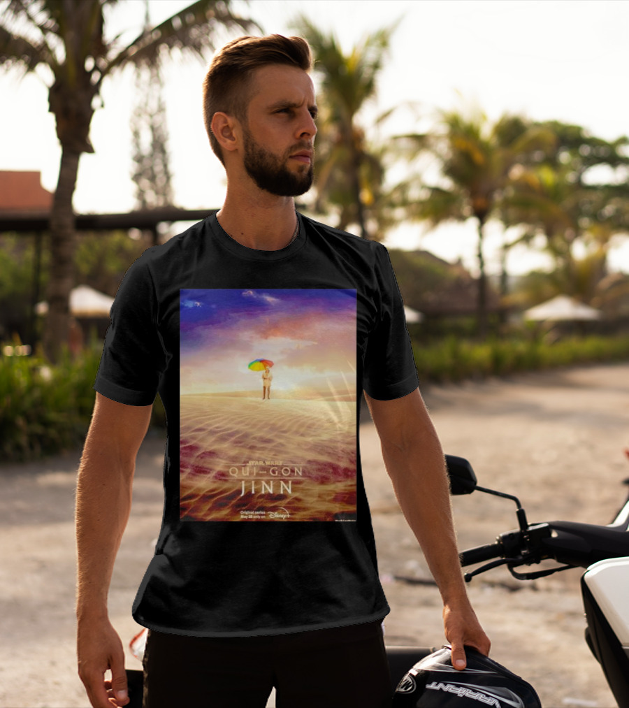 Star Wars Qui-Gon Jinn Desert Scene Disney Plus Series T-Shirt