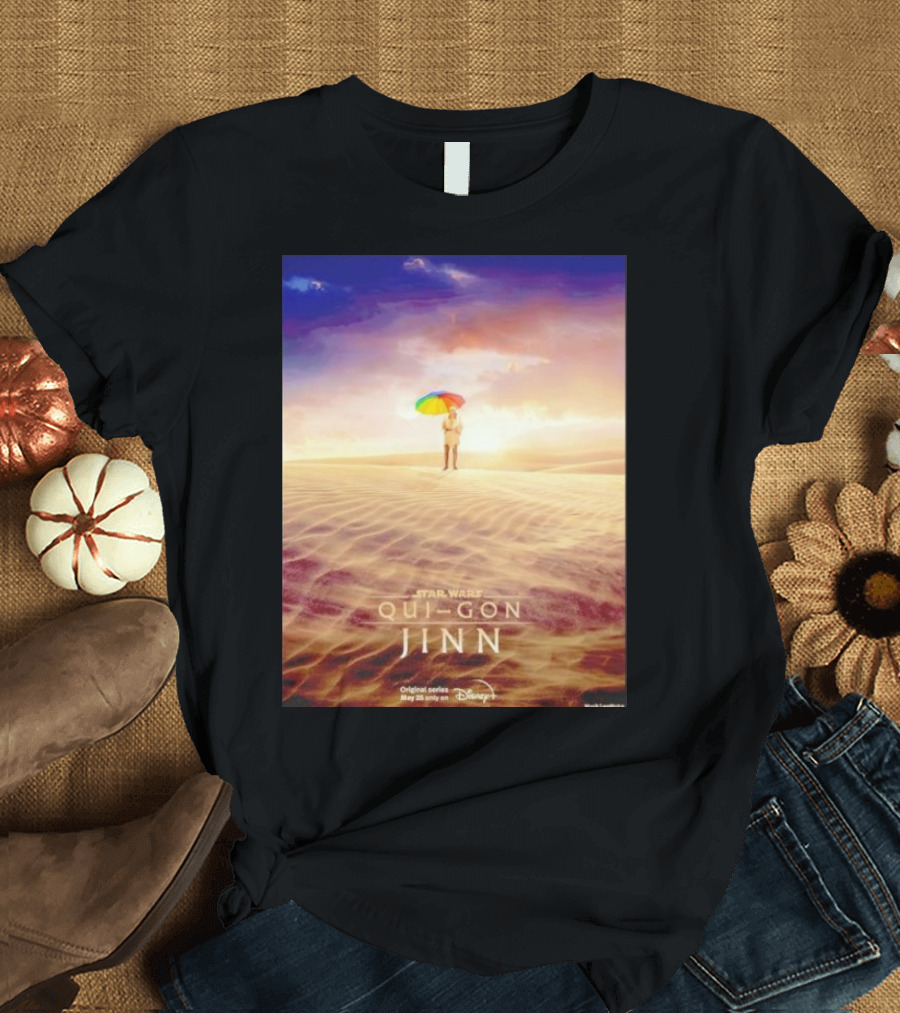 Star Wars Qui-Gon Jinn Desert Scene Disney Plus Series T-Shirt