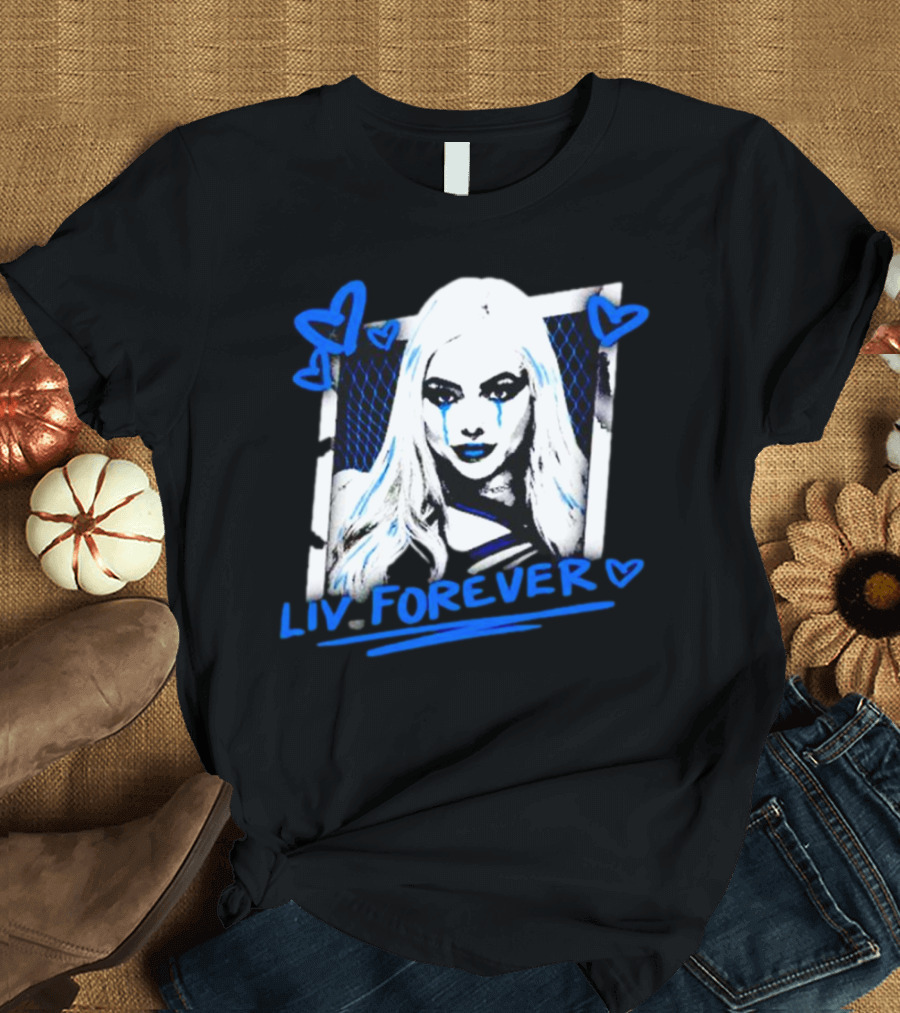 Liv Forever Crying Hearts Bayley Wearing A Liv Morgan T-Shirt