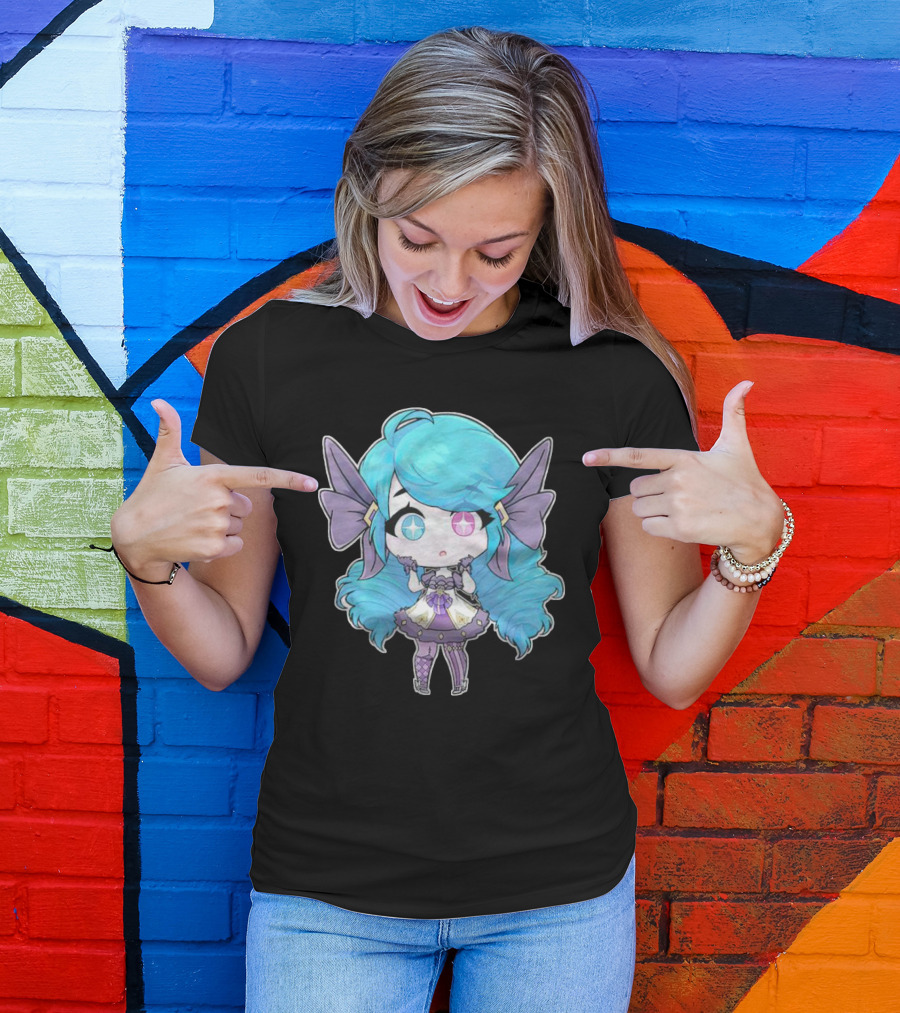 Cute Gwen Chibi LOL Character T-Shirt